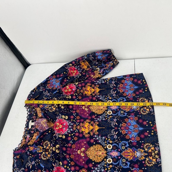 Talbots Petites Classic Shirt Size SP Colorful Cotton Career Casual - Picture 6 of 7